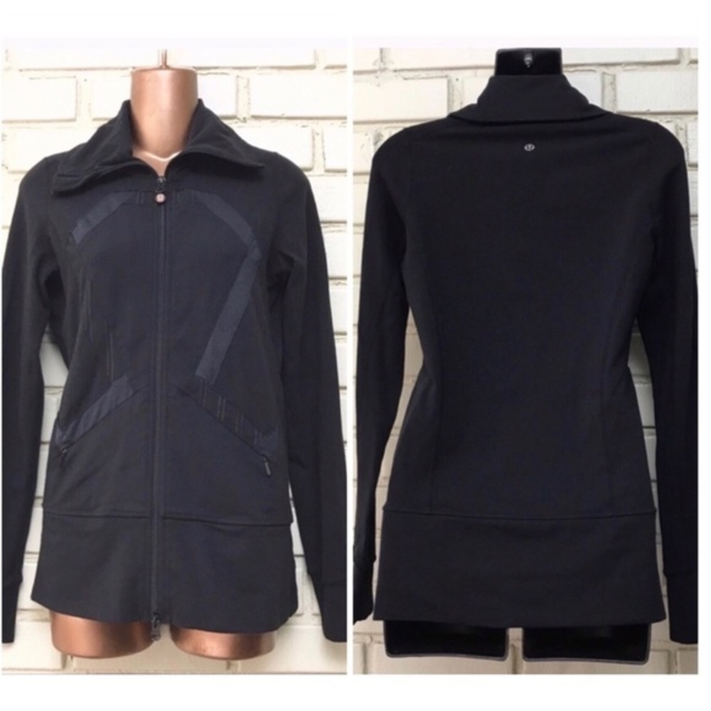 Lululemon Black In Stride Origami Jacket